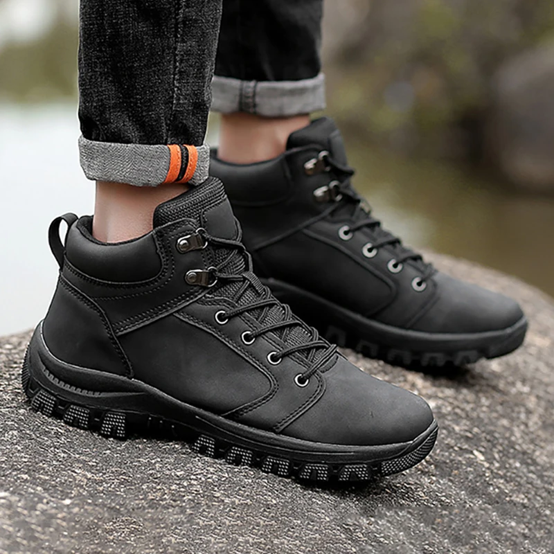 39-47 boots men brand comfortable fashion Casual boots#NX61N4