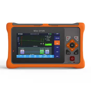 

Pro MINI OTDR 1550nm 20dB Fiber Optic Reflectometer Touch Screen VFL OLS OPM Event Map Ethernet Cable Tester Equipment SM