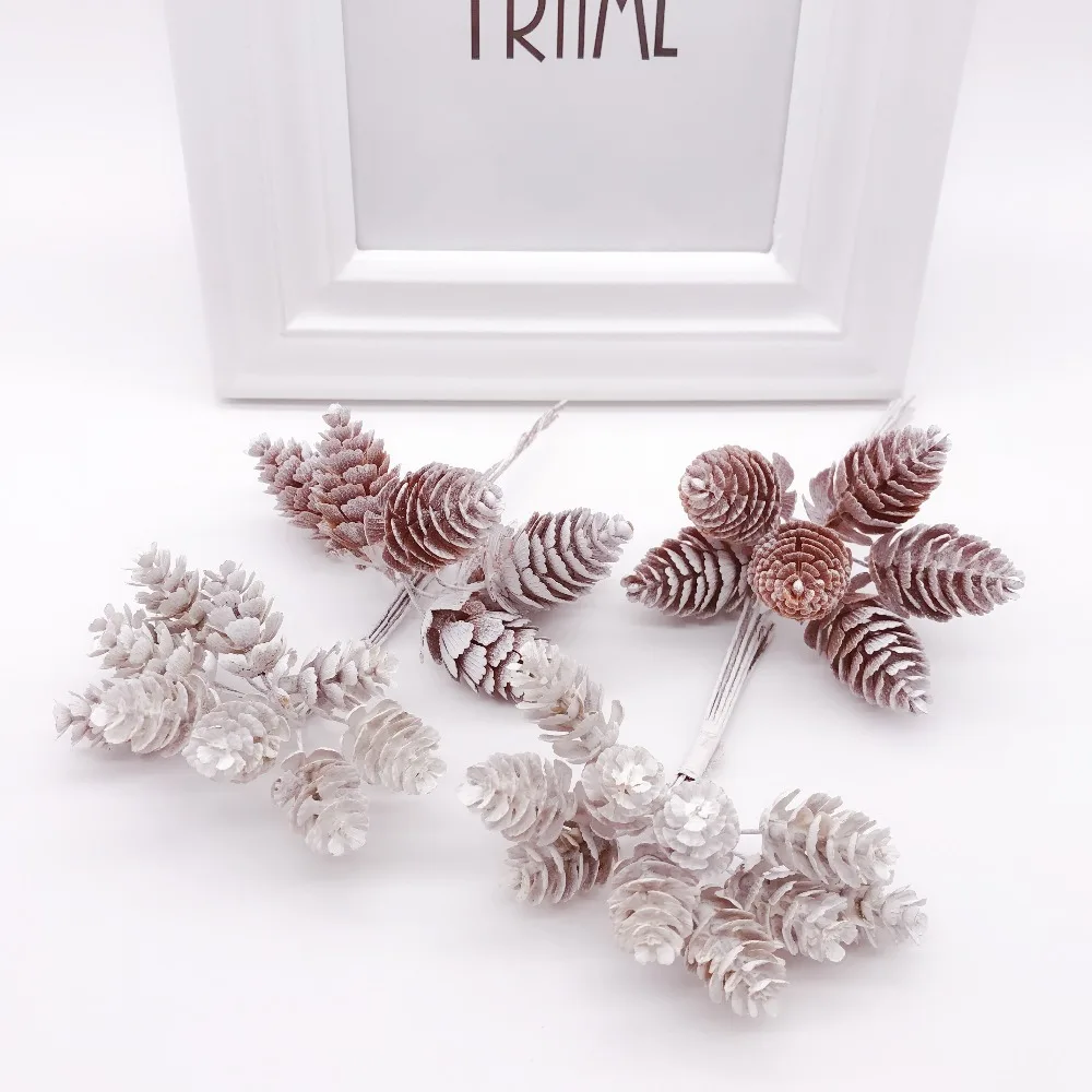 6pcs-10pcs-Artificial-Flowers-Pineapple-Grass-Artificial-Pine-Nuts-Cones-for-Wedding-Christmas-Decoration-DIY-scrapbooking(2)