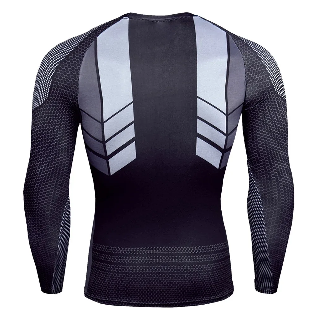 Мужская спортивная одежда ropa hombre фитнес с длинным рукавом мужской спортивный костюм быстросохнущие Топы Длинные Штаны спортивные лосины костюм chandal hombre