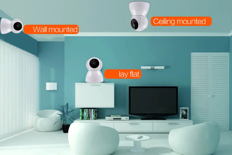 Indoor Video Surveillance Camera, Smart Home Security,