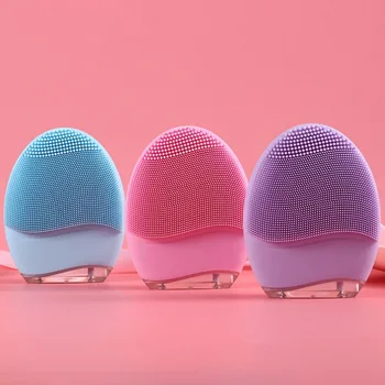 

Electric Mini Silicone Cleaner Massage Facial Brush Washing Machine Cleansing Tools Deep Pore Cleaning//