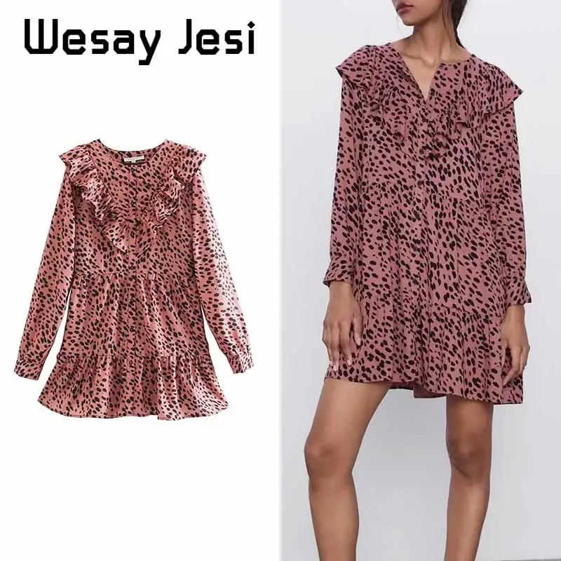 

Women Autumn dress chic vestidos de fiesta de noche long sleeve print Bohemia vestidos high street evening party dress