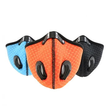 

Sports Windproof Dustproof Filters Outdoor Riding Anti Fog Carbon Face Cover Anti-Pollution Breathable mask pad respirator valve