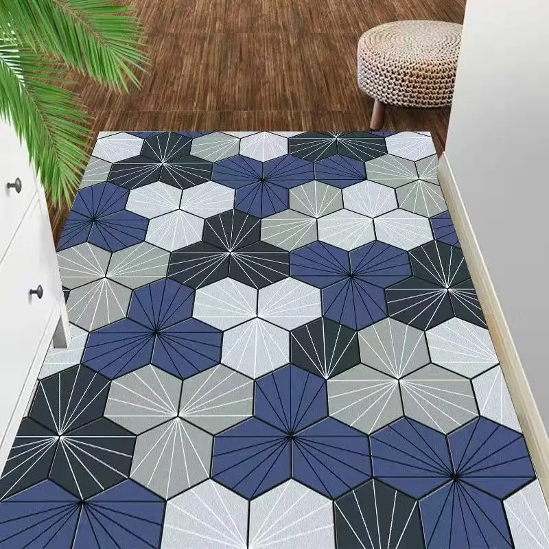 

DIY Carpet INS POP Floor Mat Tide Brand Door Step Mat Household Doorway Kitchen Mat Bedroom Hair Mat European Non-slip Mat