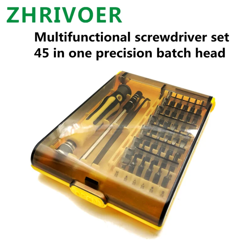 

45 in one screwdriver tool set iPhone Android mobile phone computer Watch glasses multi-function repair combination