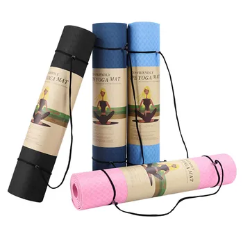 

Thick Durable Yoga Mat Non-Slip Classic Pro Yoga Mat TPE Eco Friendly Non Slip Fitness Exercise Mat Lose Weight Exercise Mat