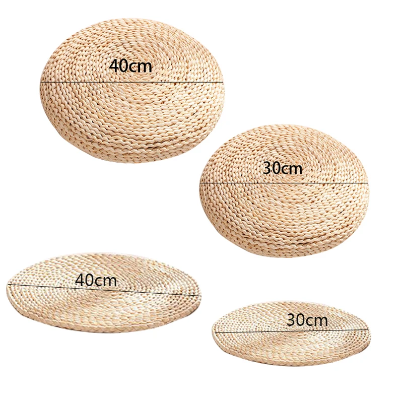 Подушка для медитации Tatami Futon толстая/тонкая круглая йоги кукурузная шелуха