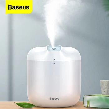 

Baseus 600ML Ultrasonic Air Humidifier Aroma Essential Oil Diffuser for Home Office USB Fogger Mist Maker with LED Night Lamp