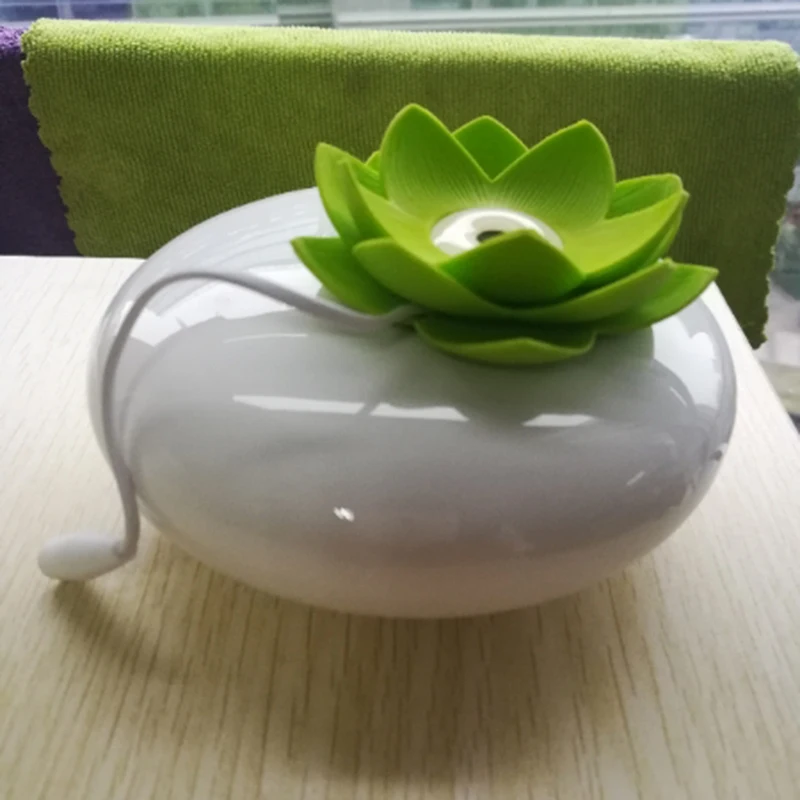 Ultrasonic Aroma Ceramic Humidifier Air Diffuser Lotus Purifier Atomizer Essential Oil Diffuser Difusor De Aroma Mist Fogger
