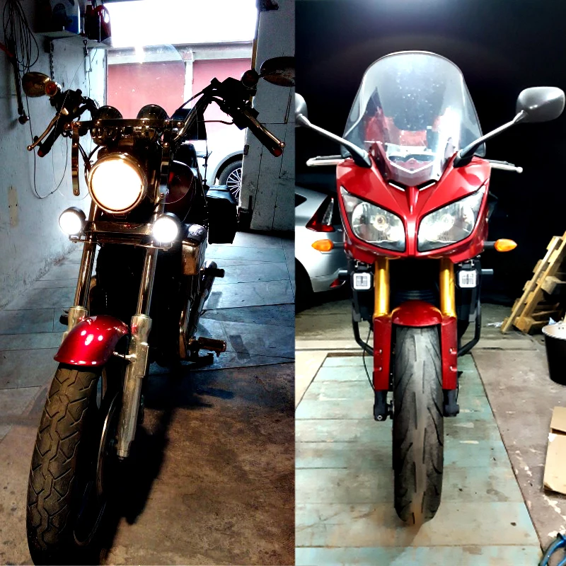 Светодиодные рабочие фары 12 В 20 Вт автомобильные Moto angel eye точечная лампа