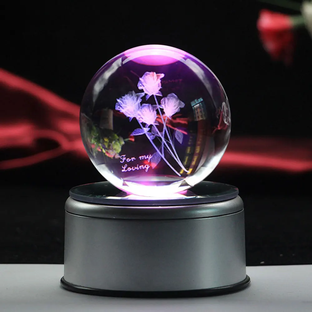 

Jellyfish lamp Bluetooth music light 3D Crystal Flower Ferris Wheel Christmas light LED Multicolor Lighting For Kid Gifts Decor