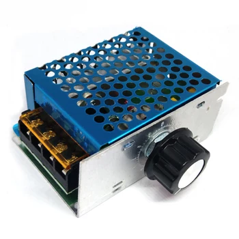 

High Power Professional 4000W 220V Voltage Regulators SCR Speed Controller Electronic Voltage Regulator Governor Thermostat