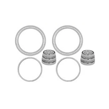 

6Pcs Crystal Side Air Vent Outlet Cover Ring Fit for Benz E Class W213 E200L E300L E320L Accessories Bling Covers Decals Inside