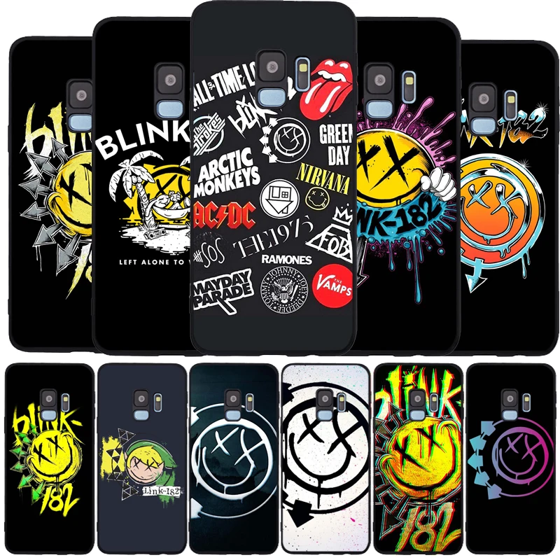 

Pro Punk Rock Band Blink 182 Cover Soft Silicone TPU black Phone Case For Samsung Galaxy Note 8 9 S6 S7 EDGE S8 S9 S10 Plus