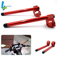 Руль мотоцикла для Yamaha YZF R3 R25 MT03 MT25 Регулируемый CNC 41 мм клип на Ons вилка Руль Ручка Бар