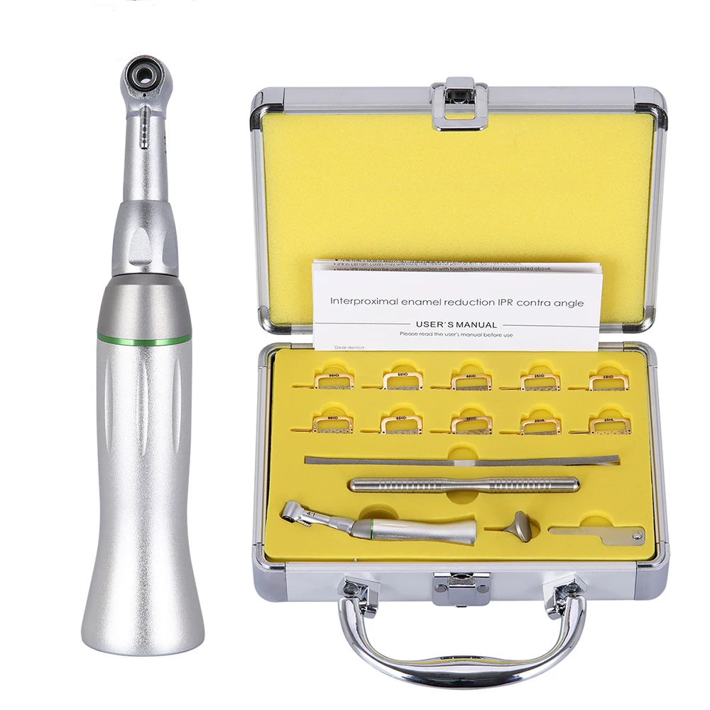 Orthodontic Treatment Dental Interproximal Enamel Gauge Measure Tooth Gap 4:1 Contra Angle Handpiece Reciprocating IPR System |