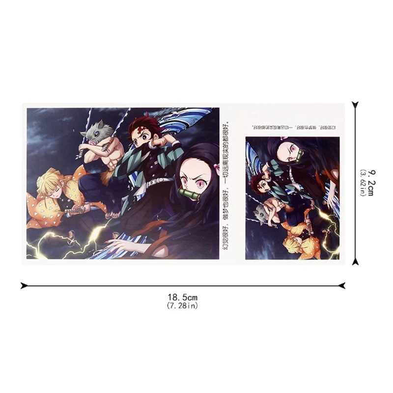 Демон убийца Kimetsu No Yaiba аниме большая открытка поздравительная открытка с сообщением подарочные канцелярские товары