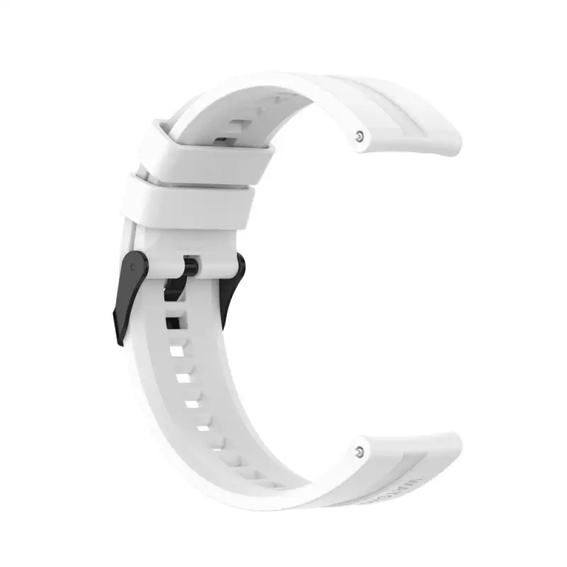 Silicone Smart Watch Bracelet For Huawei Watch GT2 Strap 22mm Strap Fashion Smart Watch Replacement With Black Steel Buckle 