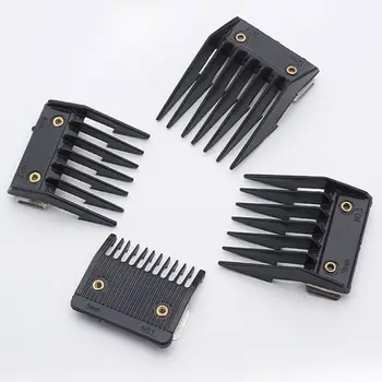 

4Pcs Universal Hair Clipper Limit Comb Guide Attachment Size Barber Replacement 3/6/9/12mm Shaving Combs