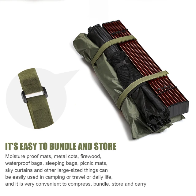 2PCS Sleeping Bag Strap Luggage Strap Utility Straps for Outdoor Sports  Bundling