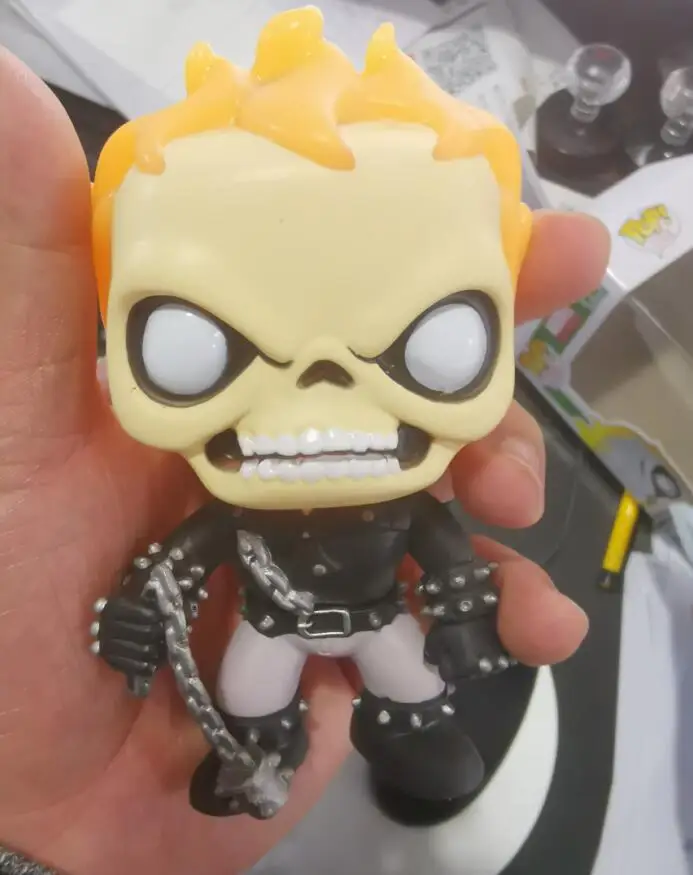 Marvel Ghost Rider фигурка с качающейся головой игрушки Коллекция модель игрушки куклы