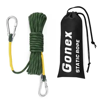 

Gonex PRO 10m Static Climbing Rope, Dia 8mm Rock Climbing Rope for Climbing Fire Escape Hiking Engineering Protection