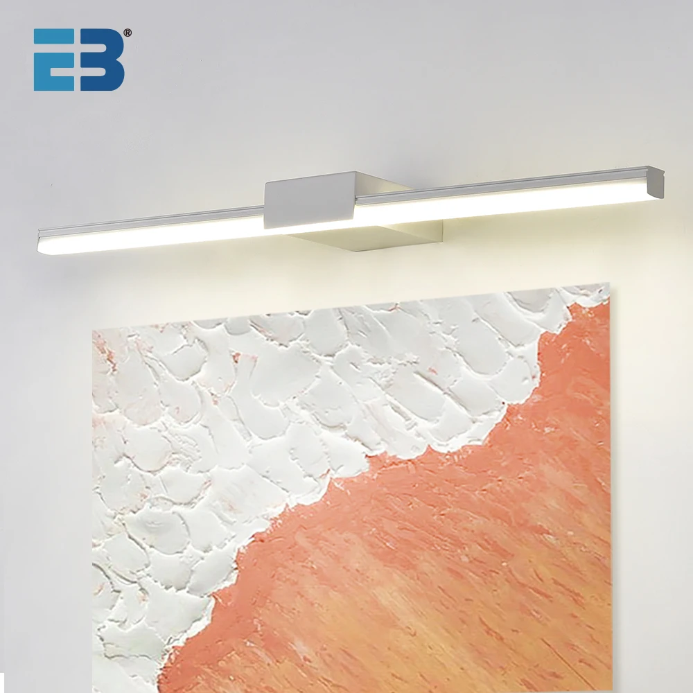 Led Wall Lamp Bathroom Vanity Light 40cm 55cm AC85 - 265V Indoor Modern Wall Sconces Mirror Wall Light Fixtures Black White 4