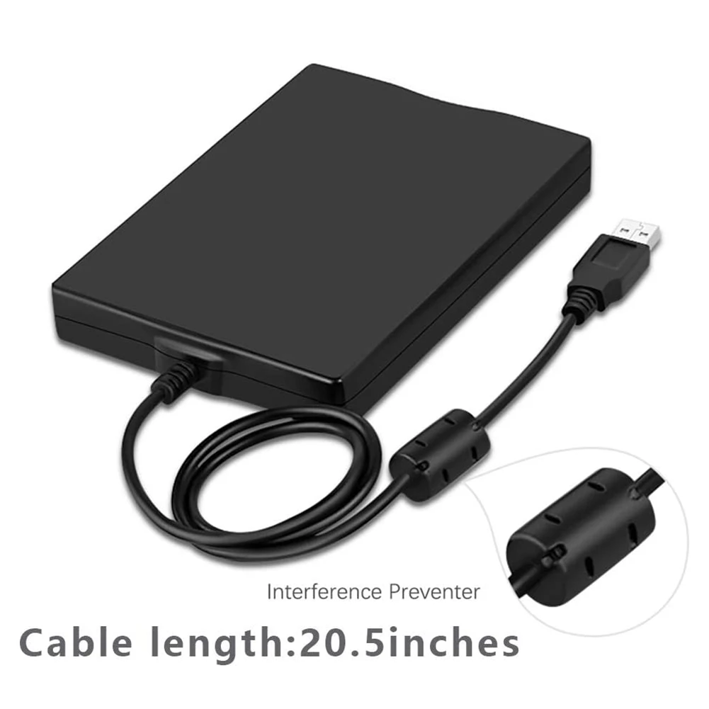 3.55-Inch Floppy Drive Portable USB Mobile 1.44MB External Disk FDD for Notebook Computers | Компьютеры и офис
