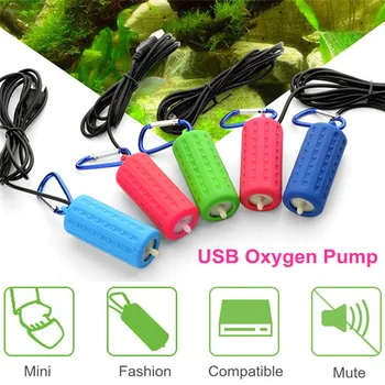 

Fishing Mini USB Oxygen Air Pump With Accessories Tube Mute Energy Saving Supplies Fish Tank Accessories Aquarium aeration