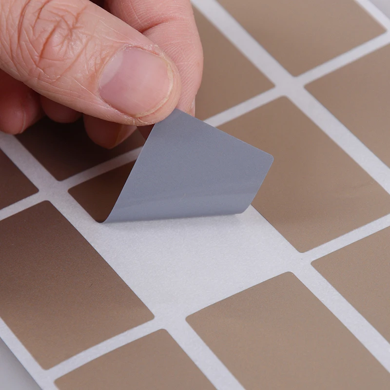 

20pcs 23*42mm Blank For Secret Code Cover Home Game Wedding High Quality gold or silver Scratch Off Sticker