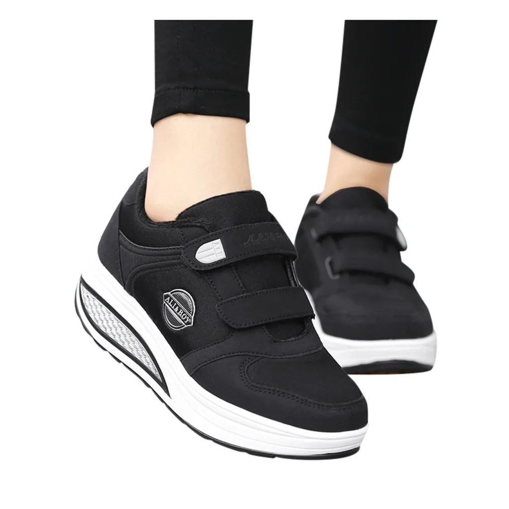 Зимние теплые кроссовки; женская обувь; Новое поступление; женские тонкие туфли на танкетке; бархатная зимняя обувь в стиле ретро; женская обувь; zapatos