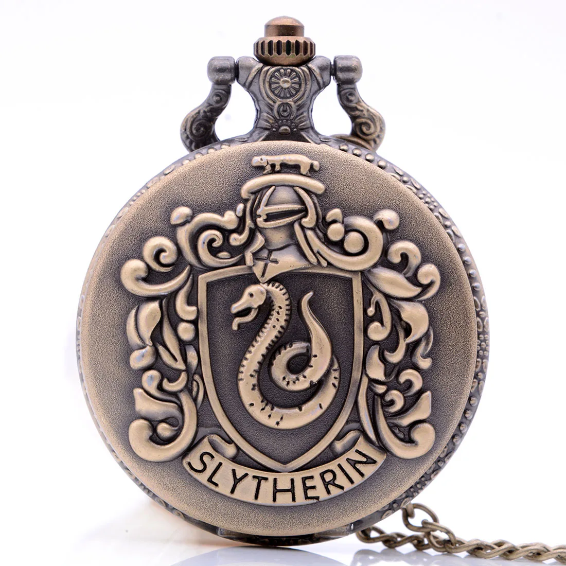 Винтажные антикварные мужские и женские кварцевые карманные часы HP SLYTHERIN