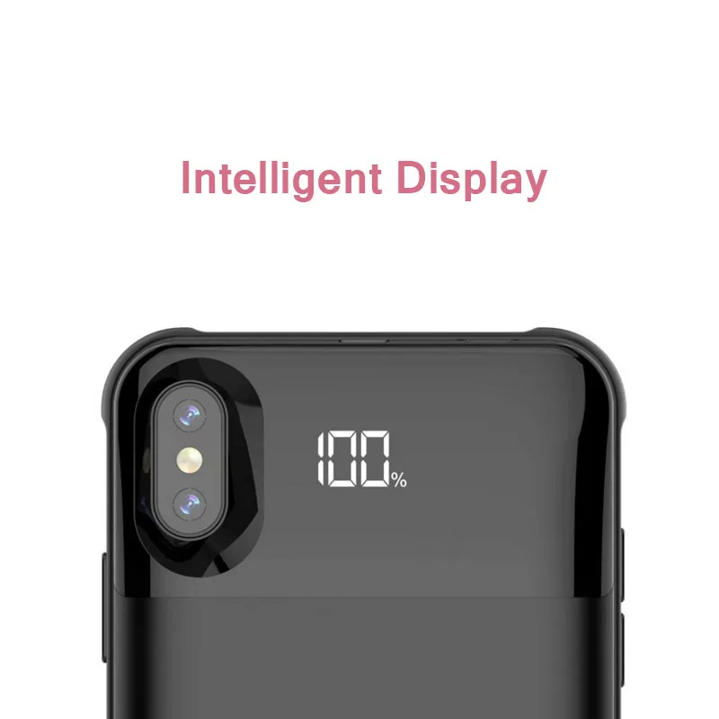 Чехол для аккумулятора iPhone X XS XR Max отдельный чехол аккумуляторной батареи со