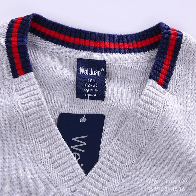 Kids Striped Sweater Tops Children Boy Autumn Winter Knitted Cardigan Sweater V Neck Coat New Toddler Jacket Outerwear Clothes