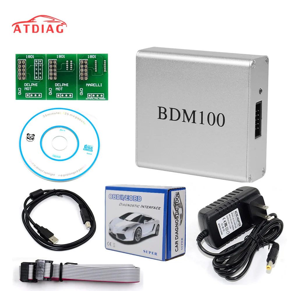 

BDM100 V1255 Professional ECU Flasher Chip Tuning Programmer Interface BDM 100 ECU Flasher Code Reader OBDII Diagnostic Tool