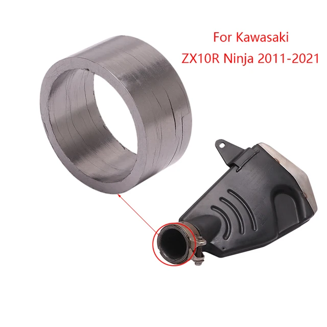 Gasket for Kawasaki ZX10R Ninja 2011-2021 Seals Motorcycle Exhaust Pipe Fixing Adapter Leakproof Gasket Sealing Rings - - Racext 1