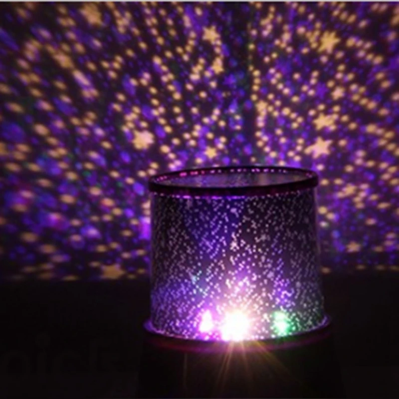 LED Night Star Moon Lamp Light Projector Children Kid Baby Romantic Colorful Decor Battery Projection | Лампы и освещение
