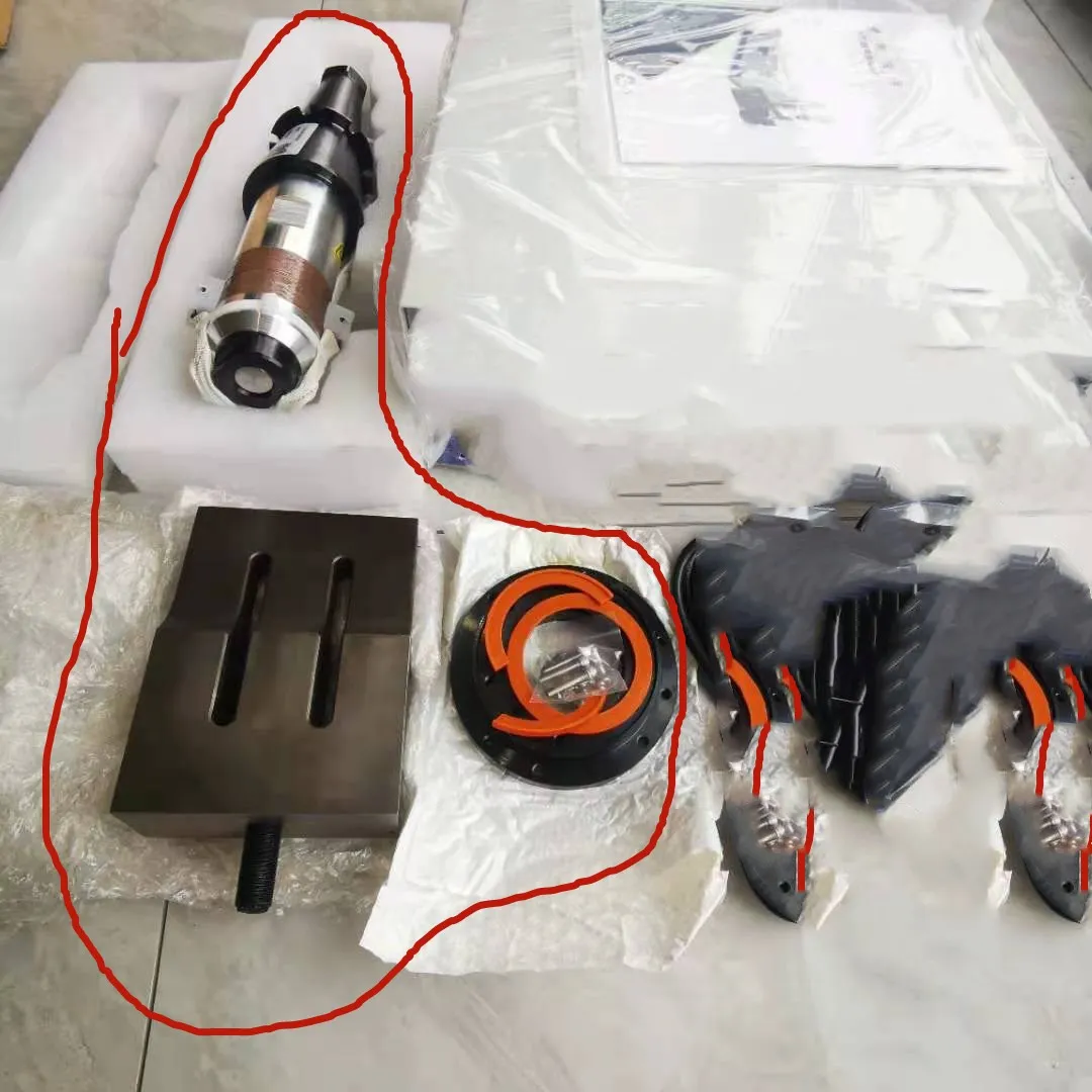 15K 2600W High Power Ultrasonic Welding Transducer for non-woven fabrics /plastic /PVC sealing parts 3