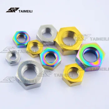 

TAIMEILI Titanium alloy nut outer hexagon nut M5M6M8 bicycle motorcycle nut