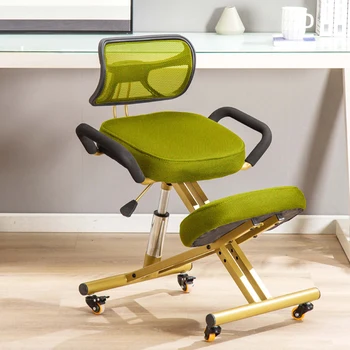 

Adult Corrective Sitting Computer Chair with Back and Handle Office Furniture Chair Study Desk Ergonomic Kneeling Chair Home