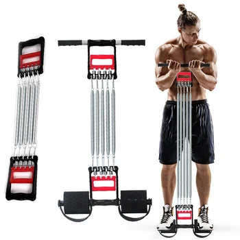 

Spring Chest Developer Expander Men Fitness Tension Puller Stainless Steel Muscles Exercise Workout Equipment Resistance Bands
