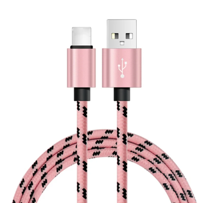 Микро-Тип C USB зарядный кабель USB-C для быстрой зарядки кабель мобильного телефона кабель быстрой зарядки 3,0 провода строка данных для samsung Xiaomi Redmi - Color: Pink Gold Cable