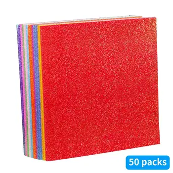 

10 Colors Manual DIY Multicolored Felt Glitter Paper Crafts Felt Cloth Sewing Supplies DIY Crafts Handcraft Needlework