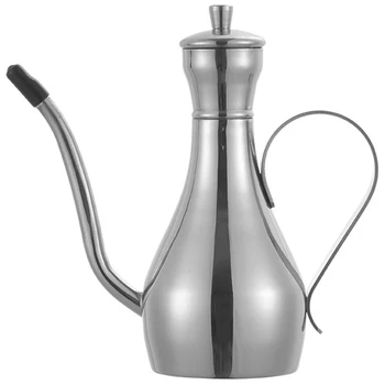 

Kitchen Tableware Gravy Boats Stainless Steel Sauce Vinegar Restaurant Condiment Seasoning Pot Oil Bottle