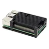 Latest CNC Aluminum Alloy Case Shell Enclosure Cooling Fan Heat sink for Raspberry Pi 4 ► Photo 3/5