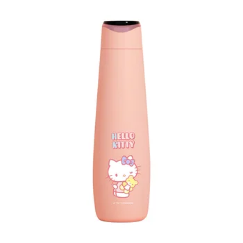 

Intelligent temperature measurement Hello Kitty cup high grade girls cute students portable large capacity stainless steel