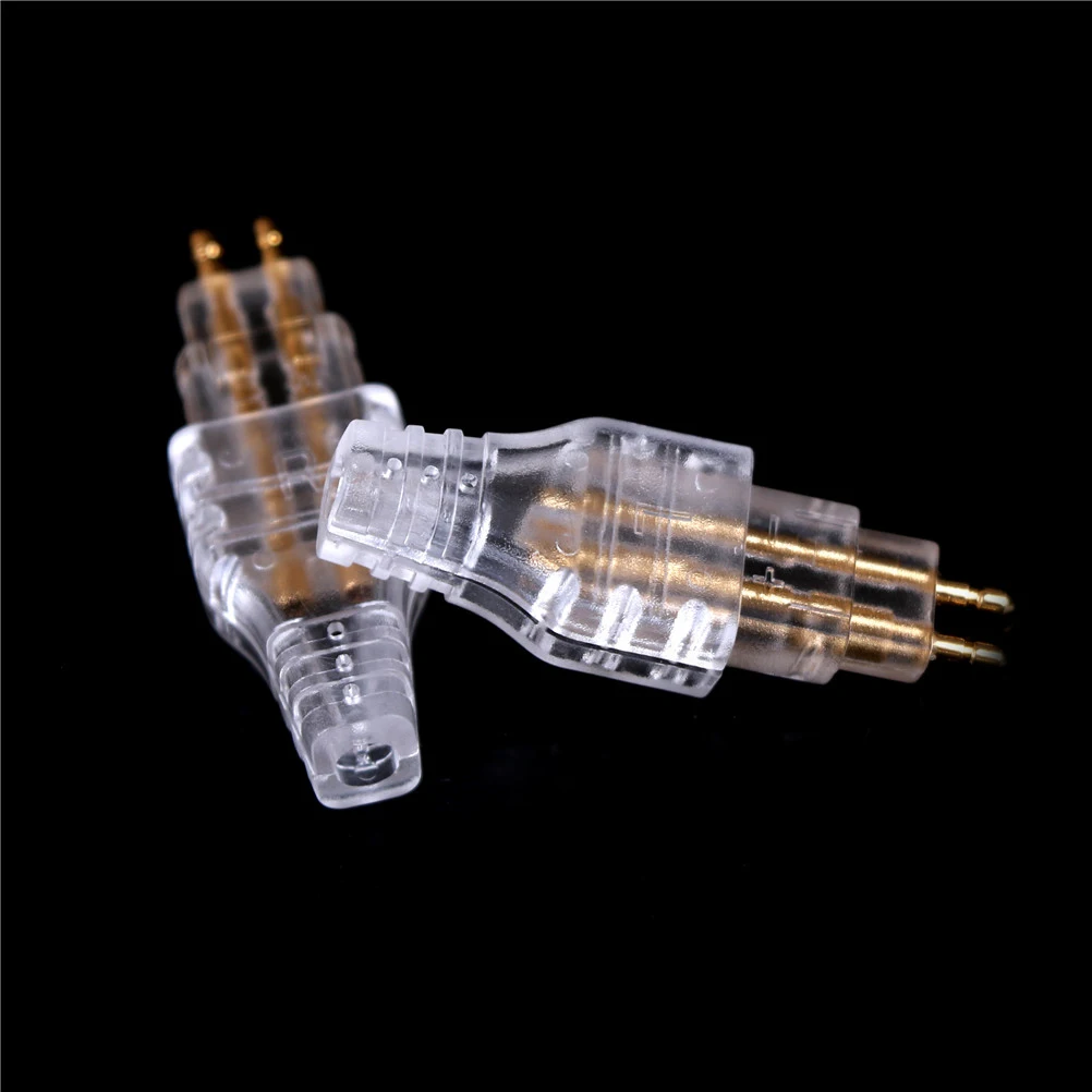 1Pair Gold Plated Plug Connector Signal Transfer For DIY HD650 HD600 HD565 HD580 HD414