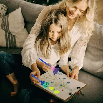 

30 Pack Kids Paint Sponges Sponge Painting Brushes Painting Kits Early Learning Foam Brushes Art Crafts Sponge Brush