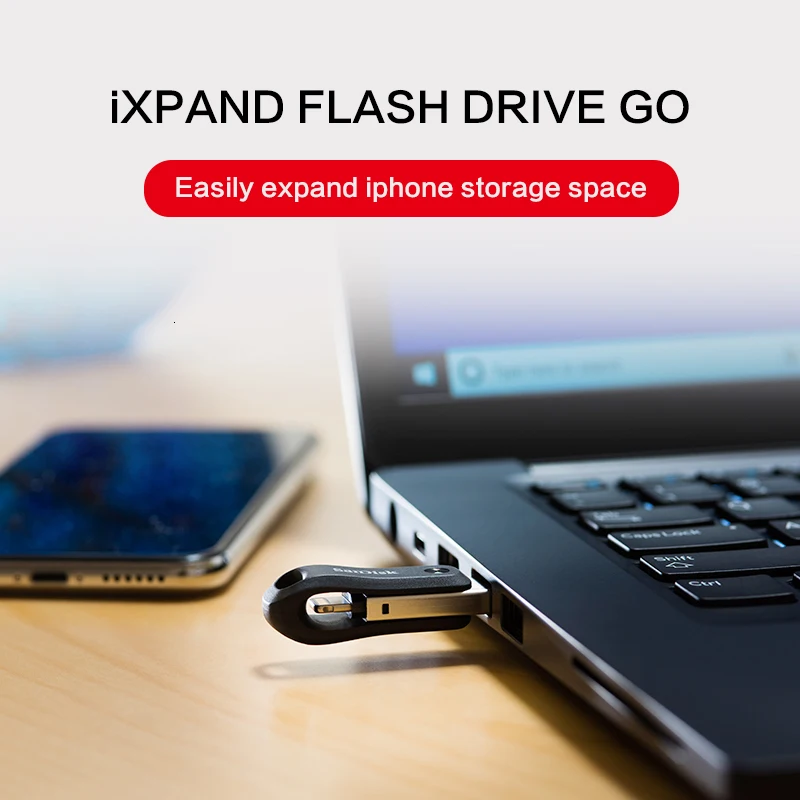 SanDisk USB флэш-накопитель iXPand U диск OTG Lightning Разъем USB3.0 256 ГБ 128 ГБ MFi для iPhone x/8/7/6/и iPad SDIX60N